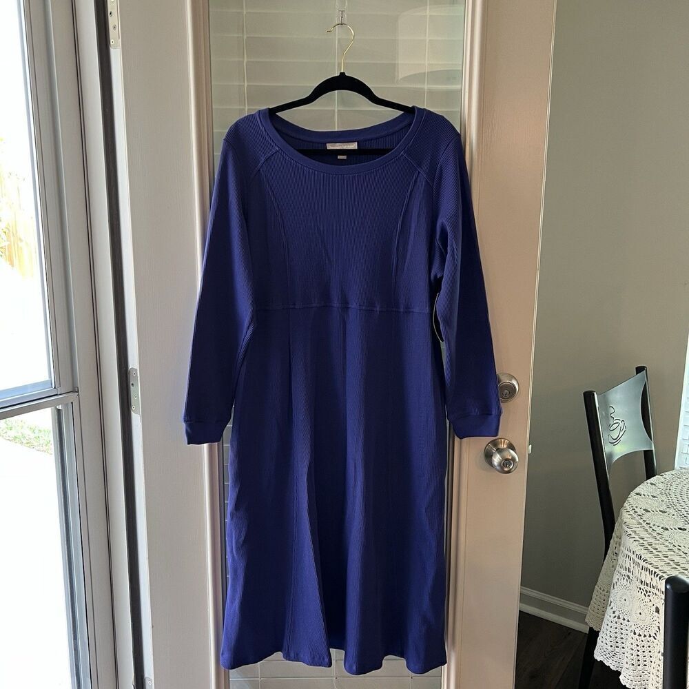 Woman Within Women’s Maxi Dress Large 18/20 Ribbed